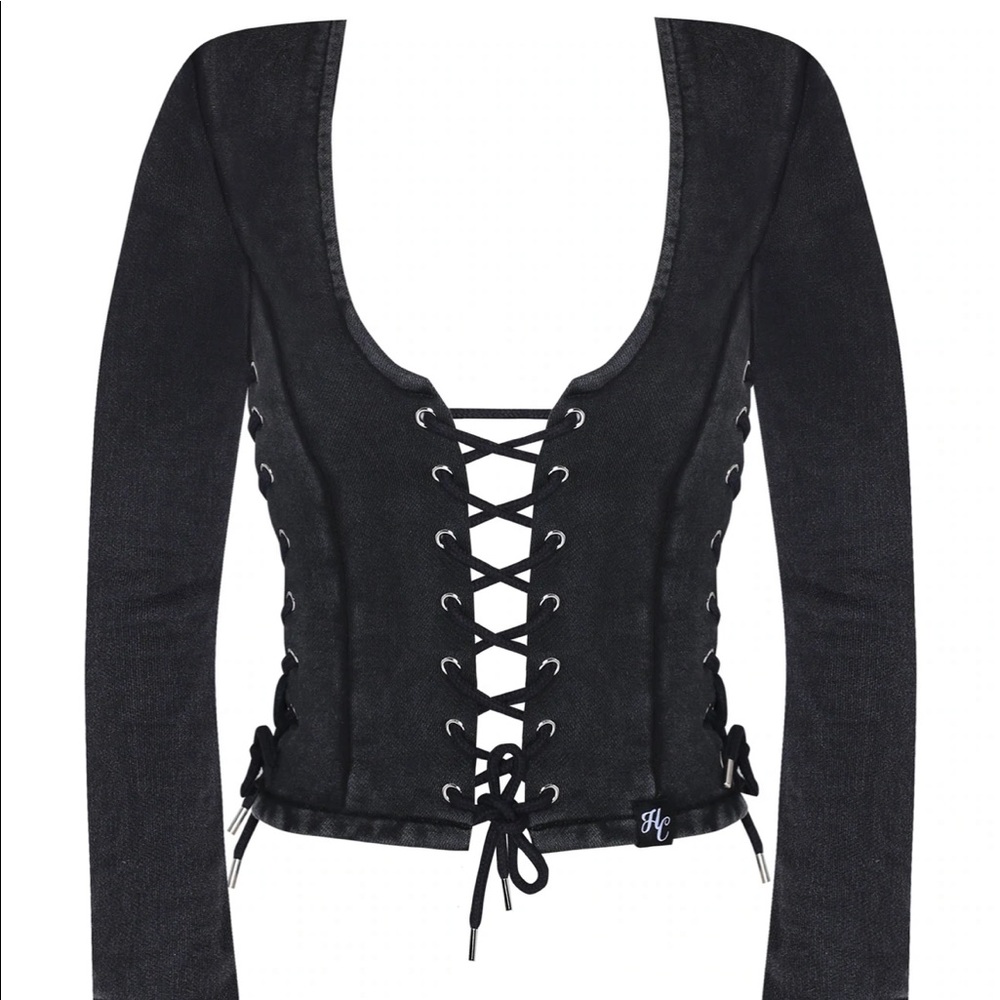 Hidden Cult Wynn Laced Up Vintage Top S